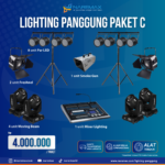 Sewa Lighting Panggung Murah Paket C - Rental Lighting Stage Panggung Murah di Jakarta Bogor Depok Tangerang Bekasi