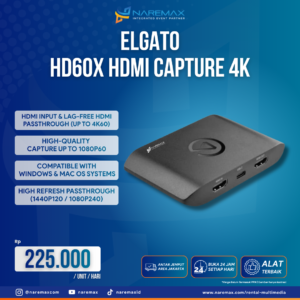 Vendor Sewa HDMI Video Capture Elgato HD60X 4K Murah Jakarta - Vendor Rental Multimedia Murah Terbaik di Jakarta - Naremax Rental Multimedia