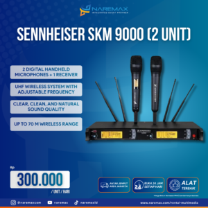 Vendor Sewa Mic Wireless Sennheiser SKM 9000 2 Unit Murah Jakarta - Vendor Rental Multimedia Murah Terbaik di Jakarta - Naremax Rental Multimedia