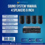 Vendor Sewa Sound System Yamaha 4 Speakers 6 Inch Murah Jakarta - Vendor Rental Multimedia Murah Terbaik di Jakarta - Naremax Rental Multimedia