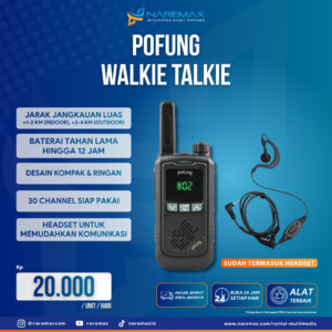 Vendor Sewa Walkie Talkie HT Pofung Murah Jakarta - Vendor Rental Multimedia Murah Terbaik di Jakarta - Naremax Rental Multimedia
