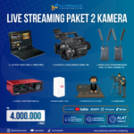 Jasa Live Streaming Hybrid Murah Paket 2 Kamera - Vendor Jasa Live Streaming Murah Jakarta Bogor Depok Tangerang Bekasi